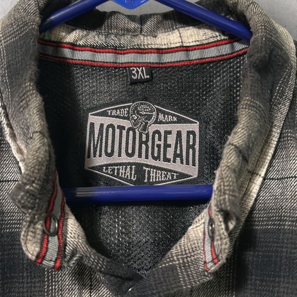 motorgear lethal threat pearl snap shirt Size 3XL - Picture 3 of 5